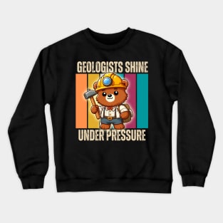 Cute Geologo bear Crewneck Sweatshirt